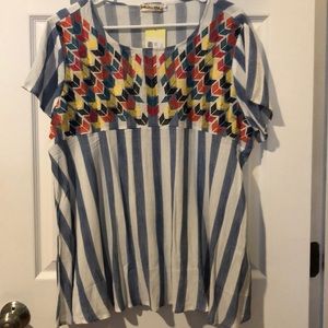 NWT Embroidered Tunic